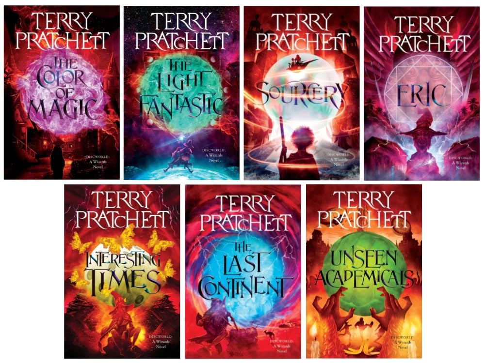 The Discworld Wizards Collection: 7-Book Set Including Color of Magic 