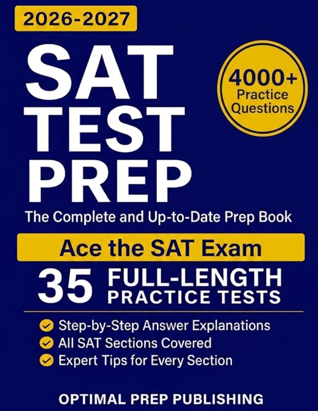 Complete Digital SAT Prep Book with 3 Full-Length Tests & Expert Expla