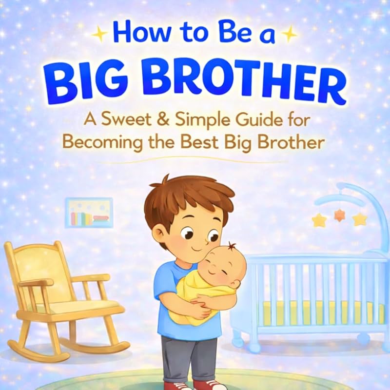 How to Be a Big Brother Toddler Book Ages 2-5 for New Siblings