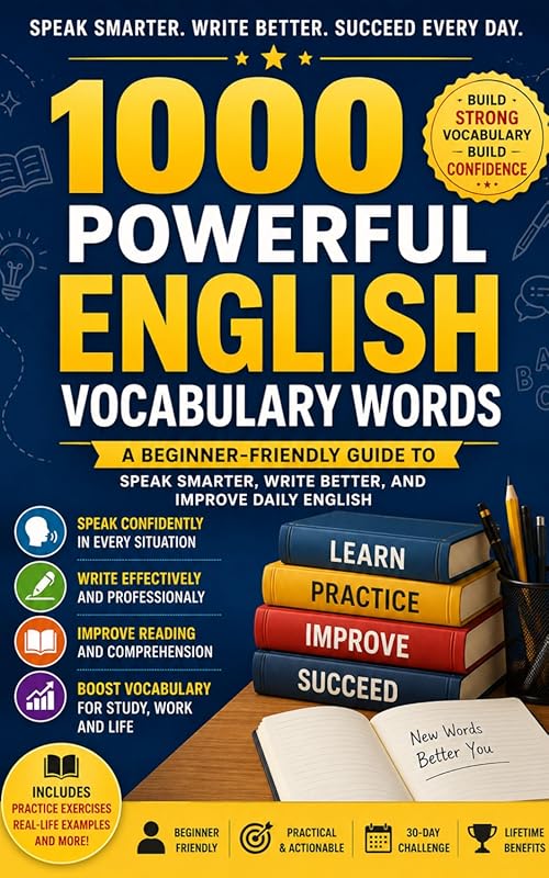 1,000 Powerful English Words for Beginners to Speak Smarter, Write Bet